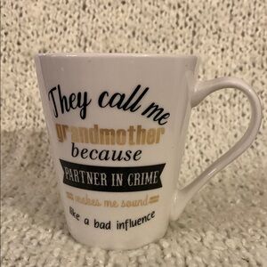 Fun Grandmother mug, 4.5 inches tall.